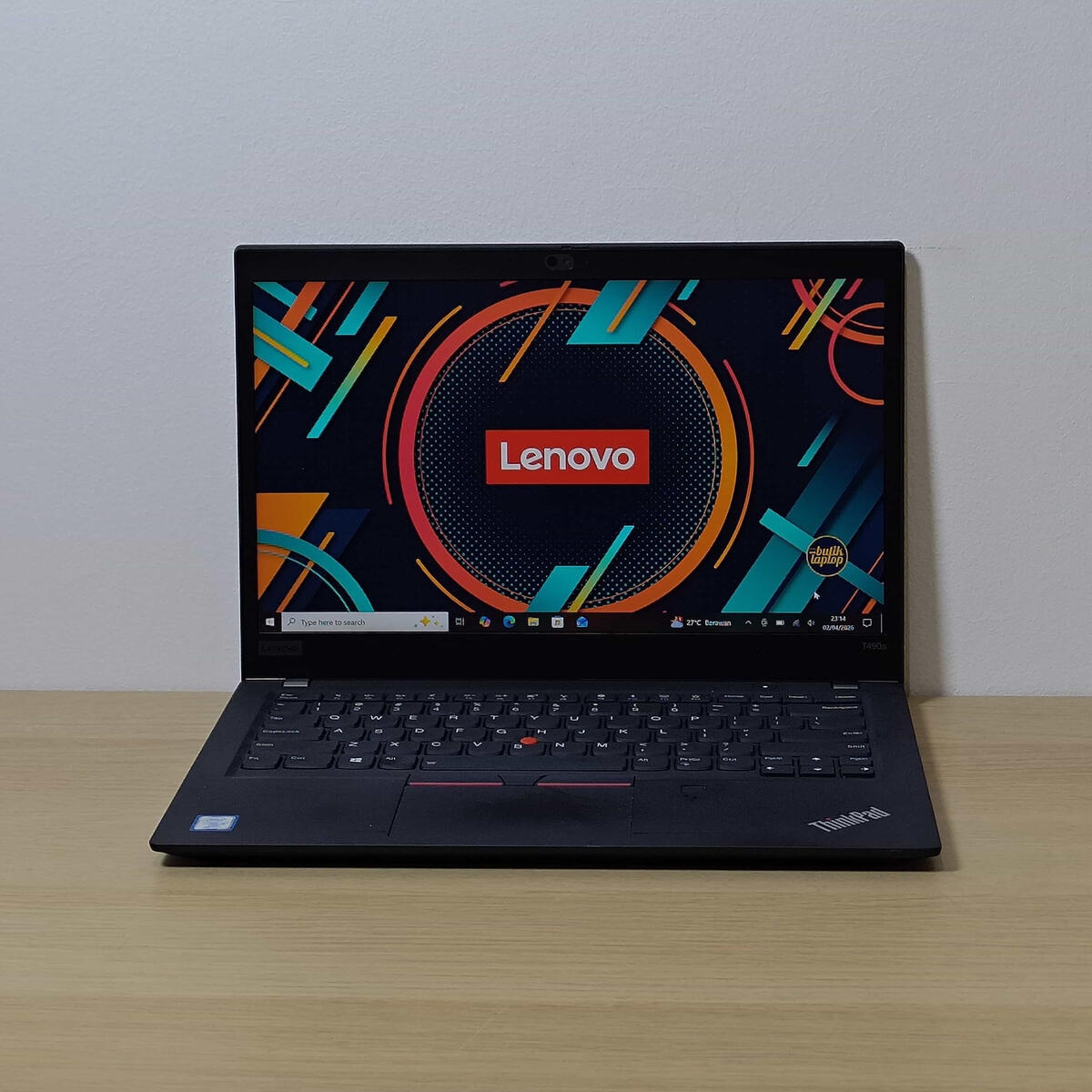 Lenovo Thinkpad T490s Depan Tengah Butik Laptop